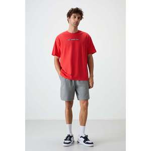 Fiesta Men's Oversize T-Shirt 100% Cotton <b>Jersey</b> Thick Textured & Printed-88365 - Product Image 5
