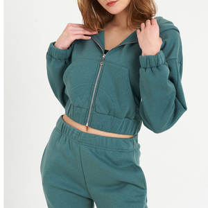 ชุดวอร์มทรงสลิมฟิตสำหรับผู้หญิงชุดครอปไซส์ใหญ่พิเศษเป็นมิตรกับสิ่งแวดล้อมสำหรับฤดูหนาว - Product Image 2