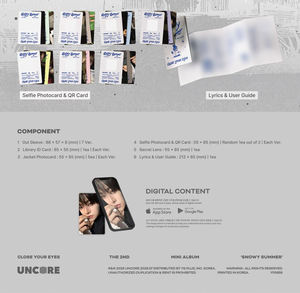 FERMES LES YEUX - [ ÉTÉ ENNEIGÉ ] 2ème MINI (Version carte d'identité) Album KPOP Best Seller en Corée - Product Image 5