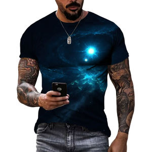 High Street grande taille hommes décontracté solide t-shirts imprimés élégant adulte porter Pakistan haute qualité tricoté armure - Product Image 6