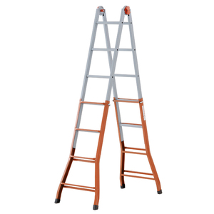 Scala Telescopica in Acciaio Mini Gradini N 3+3 H Max Cm. 272 - Product Image 1