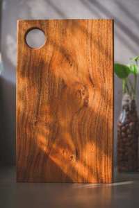 Vente en gros de planche à découper rectangulaire durable en bois d'acacia bloc à découper en palissandre rectangulaire solide pour la cuisine domestique - Product Image 4