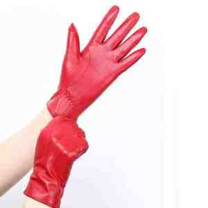 Outdoor OEM for adult Fashion <b>Leather</b> <b>Gloves</b> for <b>Women</b> custom demand available in different size Windproof <b>glove</b> well design - Product Image 6
