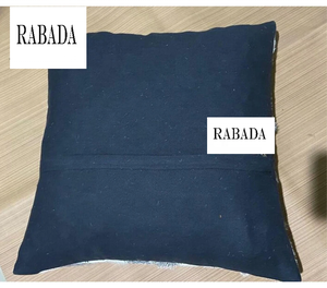 Handmade Collection COWHIDE Pillow <b>Cover</b> Fur Grey <b>Black</b> <b>and</b> <b>White</b> Navajo Design Patchwork <b>Cushion</b>-FREE Shipping - Product Image 6