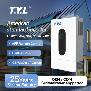 Convertisseur hybride TYL 12000W 120V 240V à sortie unique avec entrée générateur, commutation rapide 10ms, efficacité 99%, <span class=keywords><strong>courant</strong></span> 160A - Product Image 1