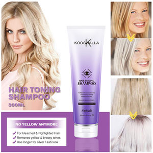 Kooswalla - Champú Tono Morado/<span class=keywords><strong>Azul</strong></span> Anti-Amarillo <span class=keywords><strong>para</strong></span> Cabello Rubio, Marca Privada Profesional <span class=keywords><strong>para</strong></span> Salón de Belleza - Product Image 5