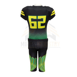 Uniformes de Fútbol Americano Personalizados con Logotipo, Color, Secado Rápido, Ligeros, Ajuste Delgado, Transpirables, 100% Poliéster, Ropa Deportiva, Tallas Grandes - Product Image 4