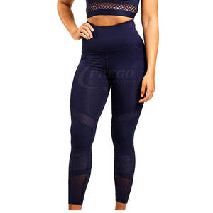 Leggings de fitness pour femmes, nouvelle conception personnalisée, décontractés, tricotés, taille mi-haute, respirants - Product Image 1
