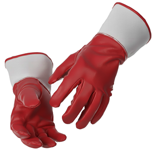 Guantes de Soldadura Tig de Cuero Vacuno Resistentes, Guantes de Soldadura Mig Resistentes al Calor, Guantes de Seguridad Industrial - Product Image 2