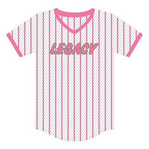 Camiseta de Malla Transpirable Personalizable con Bordado de la Hermandad Femenina Griega White Legacy para Mujeres - Product Image 1