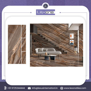 Carreaux de sol en porcelaine de luxe moderne pour salon, marbre brillant, entièrement polis, émaillés 600X1800mm - Product Image 2