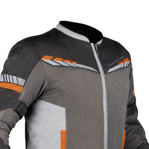 Veste de moto unisexe d'été, taille plus, équipement de protection, course, réfléchissante, manches longues, 220g polyester/nylon - Product Image 3