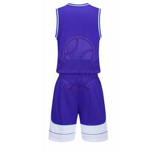 Uniforme de basket-ball personnalisé pour hommes avec le dernier design ensembles respirants et impression de logo bas quantité minimale de commande - Product Image 3