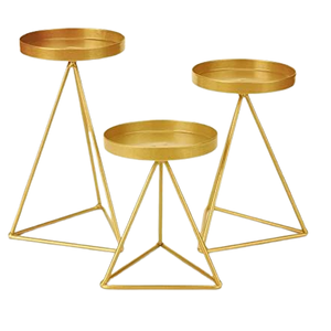 Portavelas de aluminio Tapper de Metal de lujo de alta calidad para Navidad Hotel hogar restaurante boda fiesta uso - Product Image 5