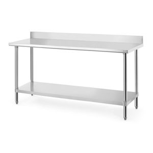 Tavolo da Lavoro per Cucina Economico con Alzatina 1200x600x(H)950mm - Product Image 1