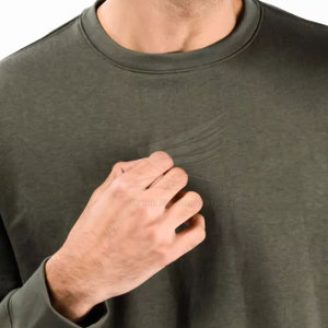 Survêtement pour homme en coton 100% de haute qualité, couleur personnalisée, avec cordon de serrage, poches latérales - Vêtement décontracté respirant pour l'hiver - Product Image 6