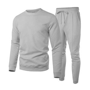 Survêtement en coton de haute qualité-Sweat à capuche et jogger pour hommes - Product Image 3