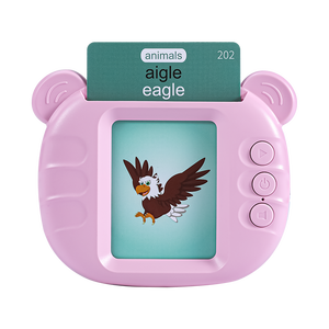 Cartes flash parlantes pour enfants, 112 cartes, 224 mots en anglais, jouets éducatifs pour l'apprentissage des enfants - Product Image 5