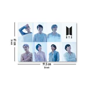 Affiche moderne pour BTS, conçue pour une utilisation murale - Product Image 3