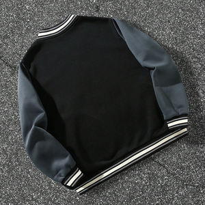 แจ็กเก็ตทีมโรงเรียนเบสบอลทรงหลวมสำหรับผู้ชายเสื้อแจ็กเก็ตทีมเบสบอลใส่ง่ายเป็นมิตรกับสิ่งแวดล้อม - Product Image 3