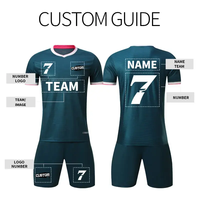 Ensemble de maillots de football personnalisés pour hommes, 100% polyester, léger, séchage rapide, antibactérien, respirant, anti-UV, extensible, manches courtes, blanc