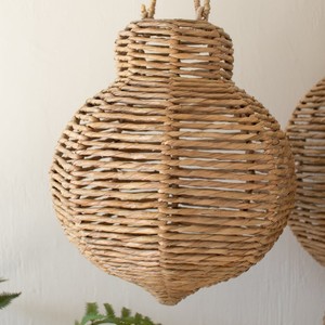 Juego de adornos navideños de jacinto, bolas navideñas de mimbre hechas a mano, regalo decorativo ecológico, proveedor de Vietnam, OEM, ODM - Product Image 3