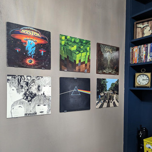 Présentoir mural en acrylique transparent pour albums, CD, vinyles et affiches – Idéal pour librairies, musées, salles d'exposition et papeteries (5*2) - Product Image 6