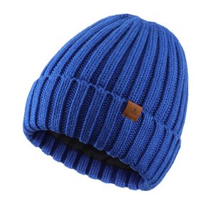 Gorro de punto ligero Mezcla de algodón acrílico Perfil fino Forrado suave Ideal para clima de transición de otoño Casual todos los días - Product Image 1