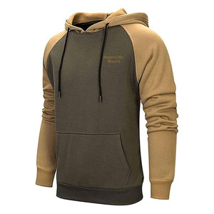 Nueva llegada, sudaderas con capucha para hombre de diseño minimalista y sencillo, de color sólido, esenciales para el día a día, con bolsillos tipo canguro. - Product Image 1