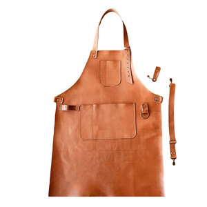 Heavy Duty Genuine Leather Durable <b>Apron</b> New Leather <b>Work</b> <b>Apron</b> - Product Image 1