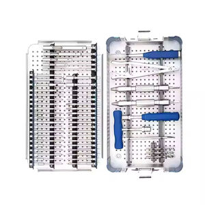 Instrumentos de cirugía ortopédica con certificación CE, caja de acero inoxidable de primera calidad, sistema de extracción de tornillos ortopédicos de potencia Manual - Product Image 2