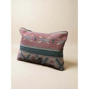 Housse de coussin vintage en kilim turc 58 x 40 cm pour sièges et oreillers - Product Image 1
