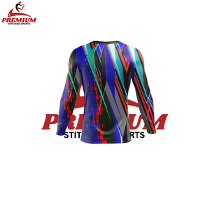 T-shirt à séchage rapide pour homme, logo personnalisé, haut d'entraînement de fitness, t-shirt de gymnastique, manches longues, col montant et compression, t-shirts d'entraînement - Product Image 2