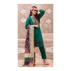 Vestidos de mujer indios paquistaníes recién llegados Salwar kameez Lawn Kurti colección vestido producto para la venta - Product Image 3