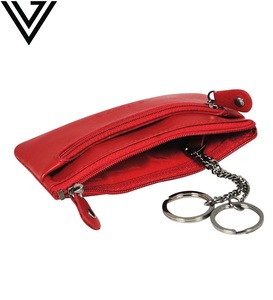 Luxury Unisex RFID-Blocking Leather <b>Wallet</b> Sleek Zippered Design Lightweight Large Capacity Durable Short Length for <b>Cards</b> Keys - Product Image 2