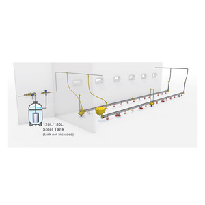 Nuevo bebedero de pollo con cilindro generador de agua Hexagonal de acero inoxidable para beber aves de corral - Product Image 5