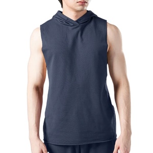 Fabricante de Camisetas sin Mangas Personalizables OEM, Transpirables, Corte Liso sin Costuras, Color Sólido, Ropa Deportiva para Fisicoculturismo, Top Moderno - Product Image 4