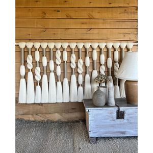 Arte de Pared de Fibra Turkana, Decoración de Lujo Estilo Japandi para Colgar en la Pared del Hogar, Arte Mexicano de Zacaton Caralarga para Decoración del Hogar - Product Image 1