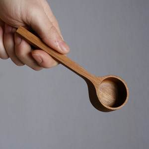ชุดช้อนไม้ขนาดเล็กเป็นมิตรกับสิ่งแวดล้อมดีไซน์ใหม่,สำหรับช้อนแต่งหน้าไม้แฮนด์เมดขัดเงา - Product Image 3
