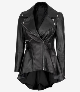 2025 New Design Winter Fashionable Stylish Finished Breathable 3 Pockets 1 Flared Peplum Waist Design <b>Canvas</b> Racer Women's - Product Image 1