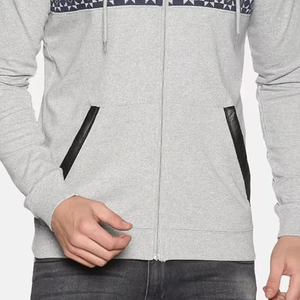 Ventes en gros de sweats à capuche à fermeture éclair personnalisés avec logo hip-hop, sweats à capuche surdimensionnés pour hommes, sweats d'hiver, 100% coton mélangé - Product Image 4