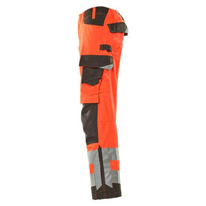 Pantalon de travail cargo réfléchissant de haute qualité pour hommes, 100% coton, vêtements de travail de sécurité, travailleurs du bâtiment, tactique plat, randonnée - Product Image 6