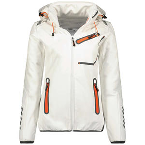 Veste Softshell confortable et respirante à capuche, coupe décontractée, fermeture éclair de luxe, pour femmes, veste tendance, coupe-vent, tissu doux et chaud - Product Image 2