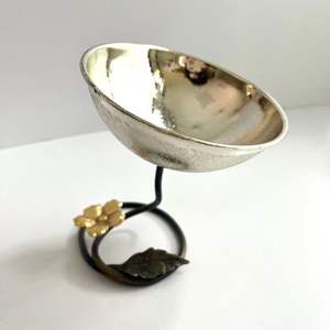 Handmade Metal Gift Bowl With Embossed Texture Perfect For Holiday <b>Hampers</b> And Festive Sweet Presentations - Product Image 5