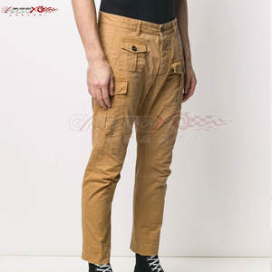 Pantalones Cargo elásticos para hombre con diseño ajustado y diseño de bolsillo funcional para uso activo Pantalones Cargo para hombre resistentes al agua - Product Image 3