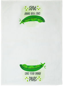 Quirky Cotton Digital Custom Printed Tea <b>Towels</b> Slogan <b>Hand</b> <b>Towel</b> Set with Antimicrobial for House Use - Product Image 2