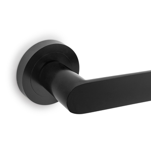 Emuca 50mm rosace aluminium noir poignées de porte et fenêtre pour portes intérieures Bunbury Espagne modèle 9172014 - Product Image 3