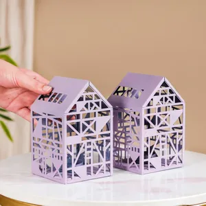 โคมไฟโลหะตกแต่งแบบทีไลท์สำหรับใช้ในบ้านและสวนเหมาะสำหรับบรรยากาศที่อบอุ่นจากซัพพลายเออร์อินเดีย - Product Image 2