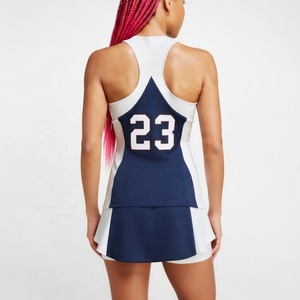 Fabricant OEM, fabrication sur mesure, ensemble robe et jupe plissée pour femmes, uniforme de tennis - Product Image 5