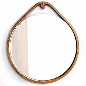 Nouveau Design Design & Crafted Designer Miroir Chambre Décor Rond Cadre En Bois Qualité D'exportation Avec Qualité D'exportation - Product Image 3